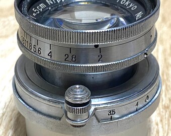 Nikon Nikkor-h.c 5cm F2 Nippon Kogaku Tokyo Collapsible LTM