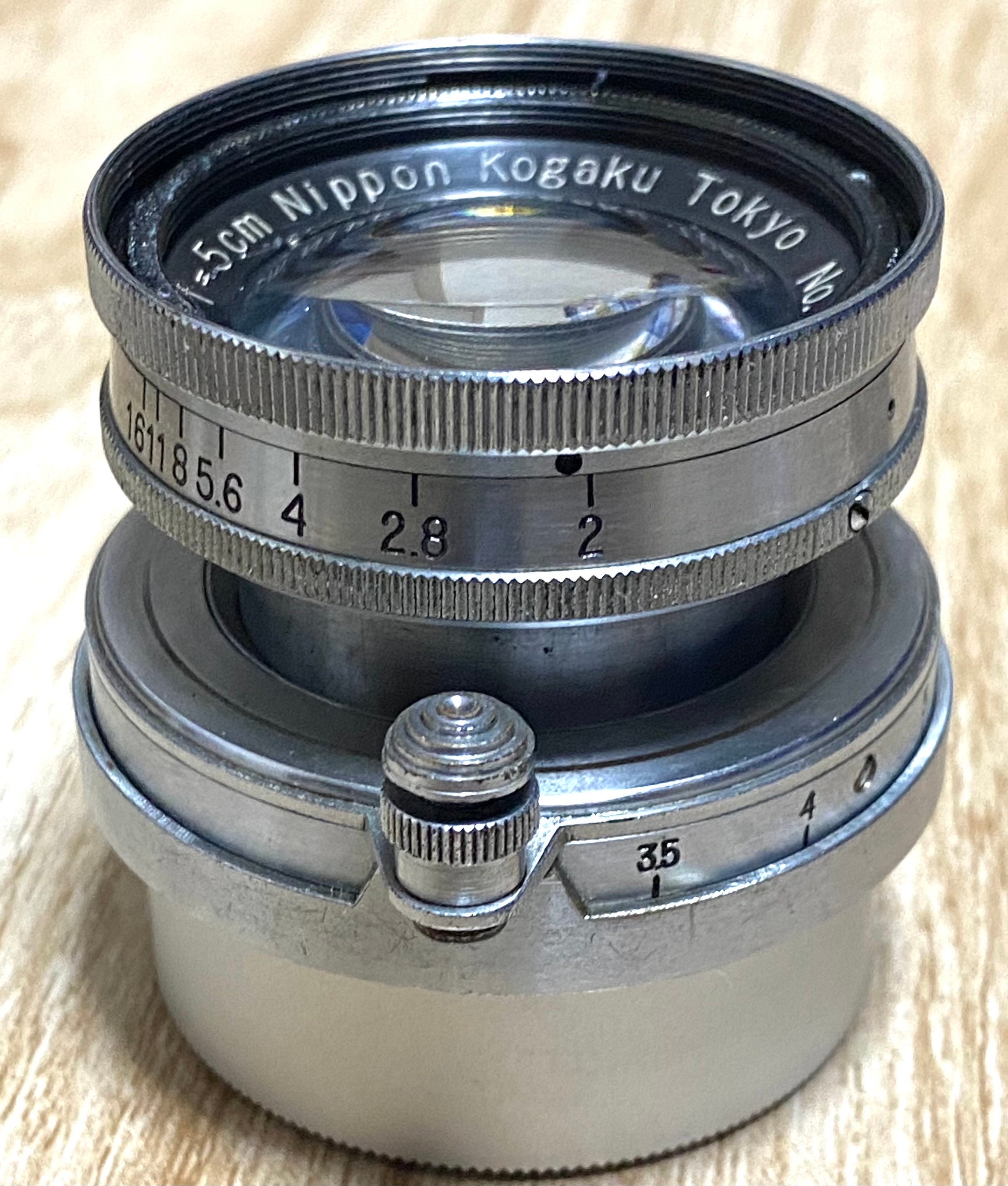 Nippon kogaku NIKKOR-H・C 5cm F2 NIKKOR-H.C 5cm 50mm f2 Nippon Kogaku Lens NIKON S mount f/2