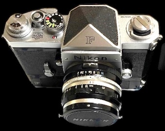 Nikon F 640 W/ Tick Mark 5cm F2 and early motor
