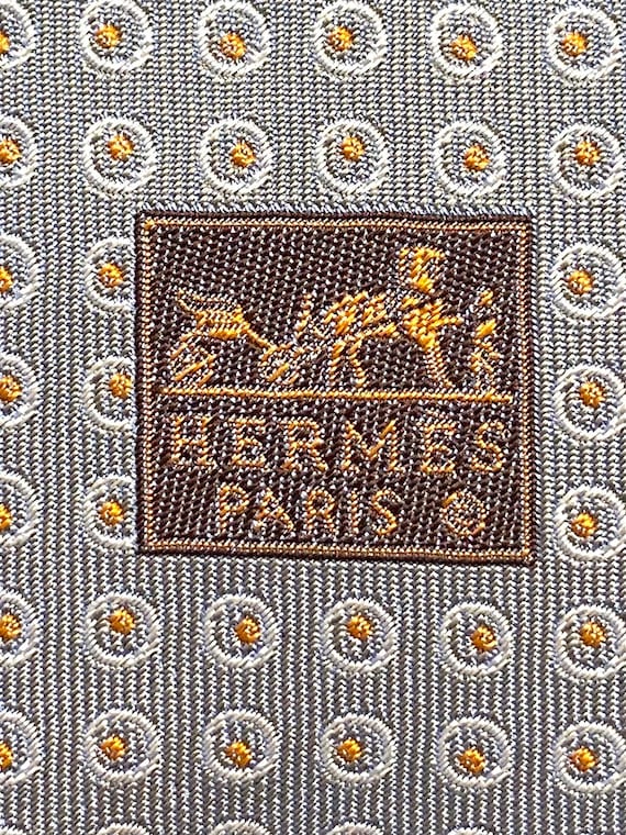 HERMES グレー シルク100% ネクタイ 新品 箱入り タグなし - Etsy 日本