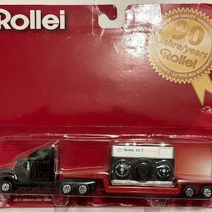 Rollei 90 years  Rollei 35T truck toy with original packaging