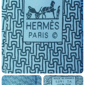 Hermes Olive Green Tie - Interlink Arches H Logo Silk French