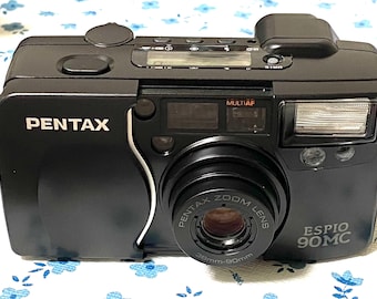 Pentax Espio 90MC 35mm Point & Shoot Film Camera Fully Tested