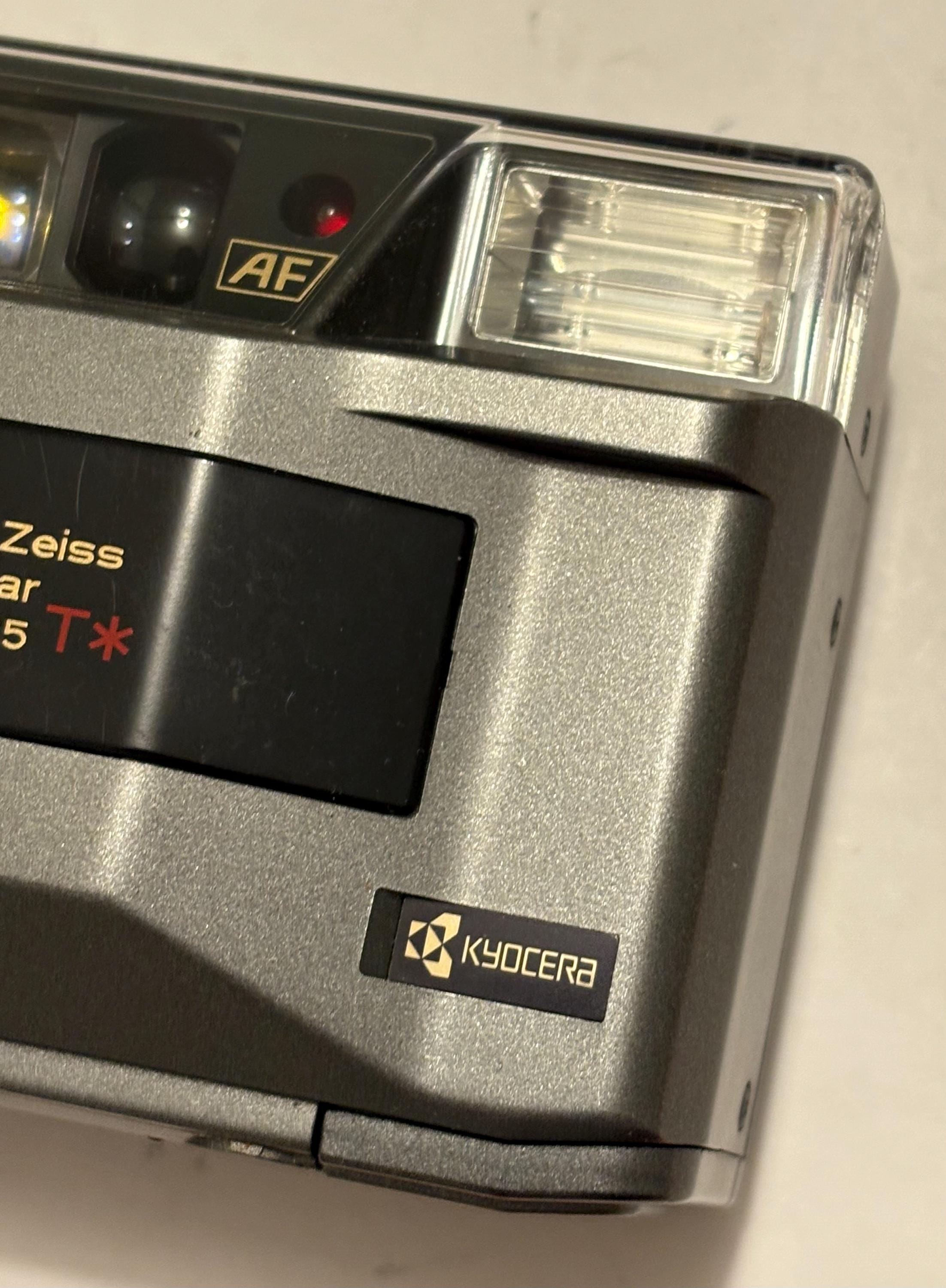Kyocera TD Yashica T2 Zeiss 35mm F3.5 Tessar * Rare Grey