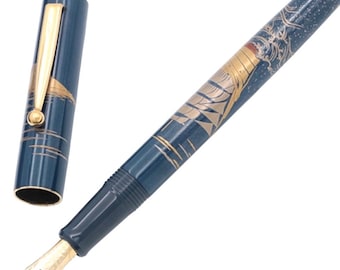 Pilot Bamboo Fountain Pen Never Inked, Black Resin, 18K 750 Medium