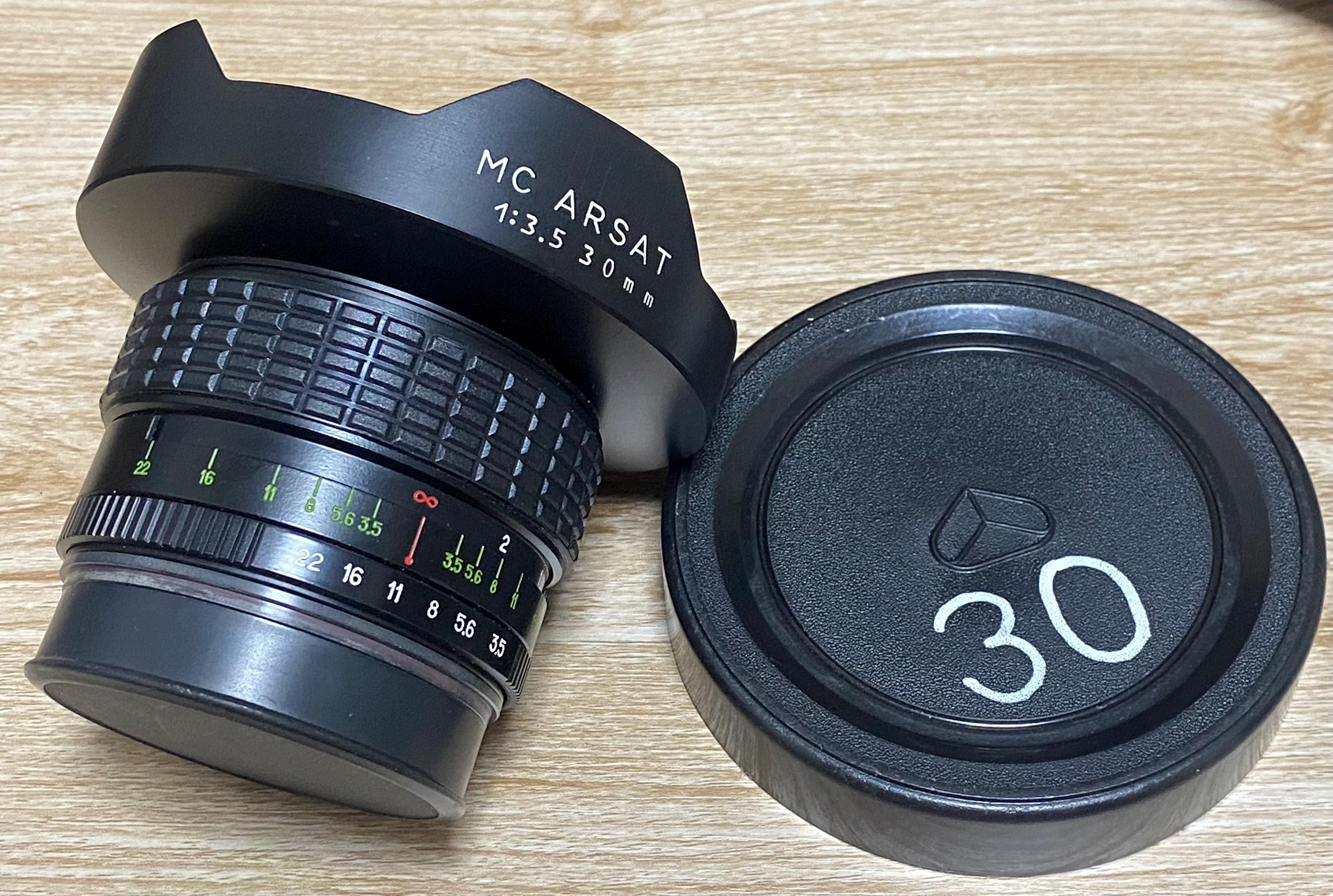 MC ARSAT 30mm f3.5 / pentacon six用 魚眼レンズ