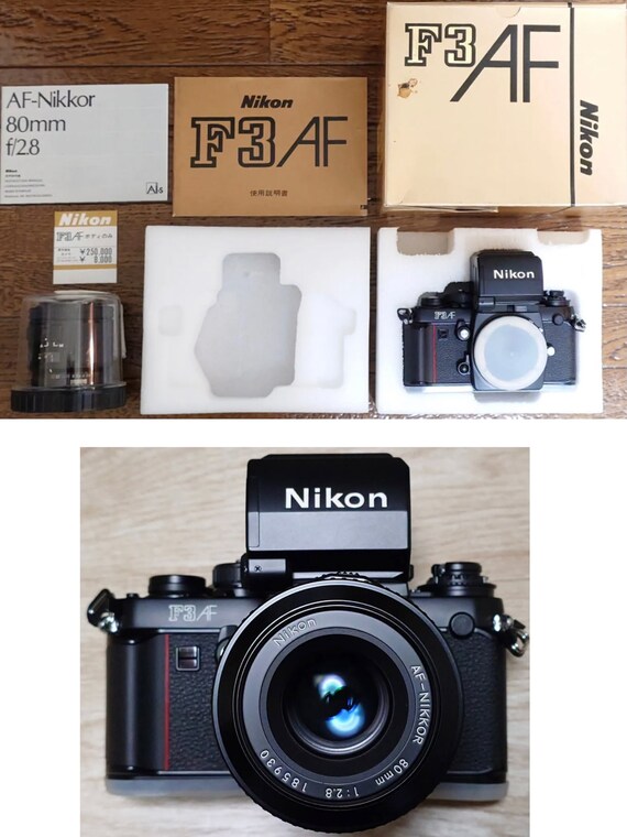 Nikon F3AF W/ Af-nikkor 80mm F2.8 94% Extremely Minor Wear - Etsy 