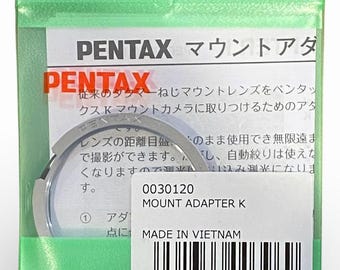 Originele Asahi Pentax Pentax M42-montage-naar-Pentax K-montageadapter, gloednieuw!