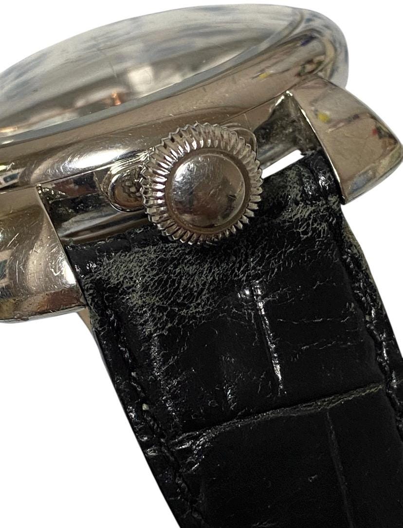 Gaga MILANO 48MM 5016.5 Manual Black Dial Men's Watch Run Well - Etsy