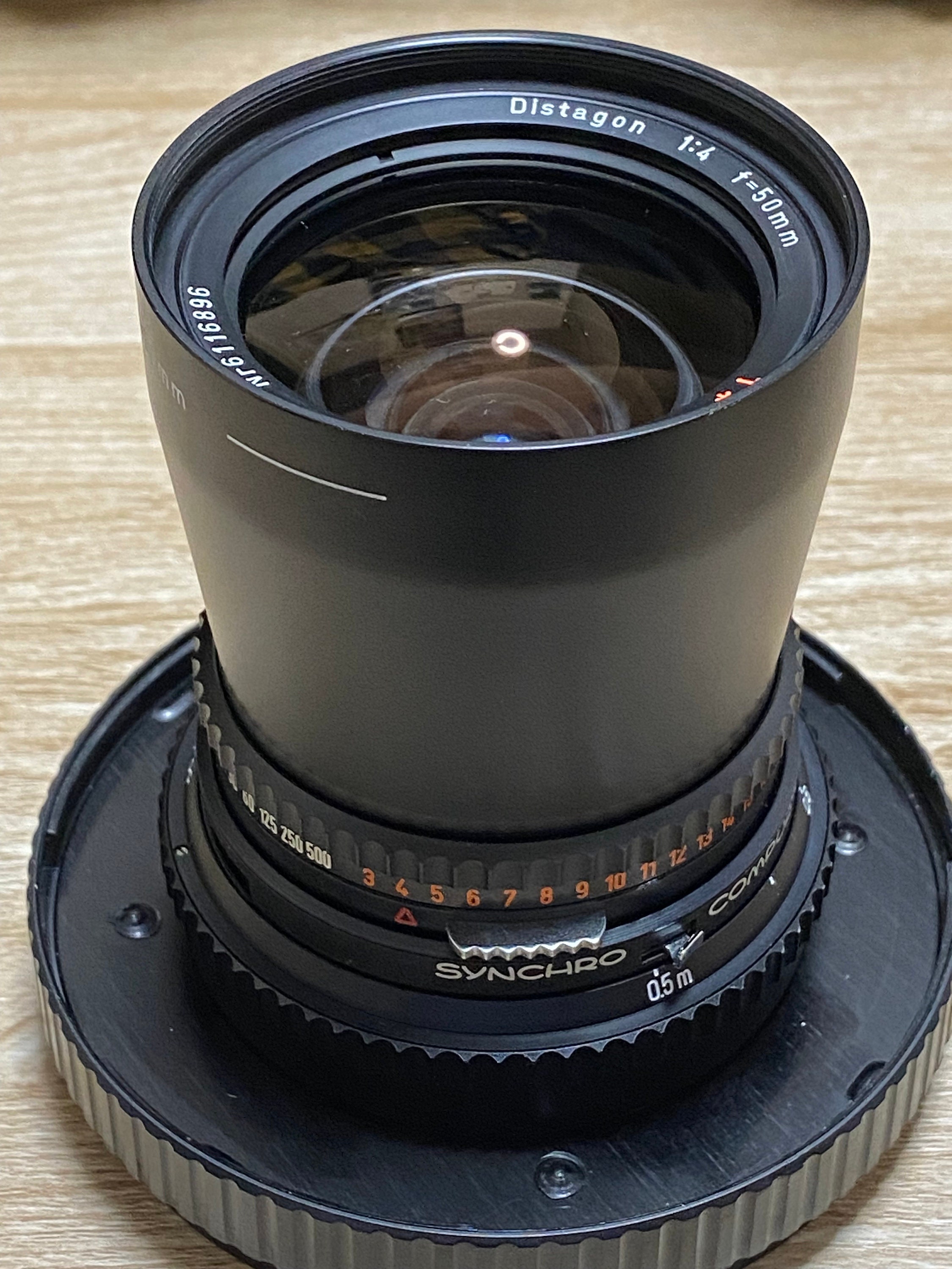 ハッセルブラッド ディスタゴン C 50 mm f4 T* ブラックレンズ 98
