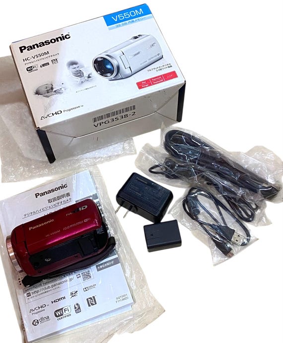 Panasonic HC-V550M Panasonic HC-V550M Camcorder 90X Zoom Store Demo Never Used