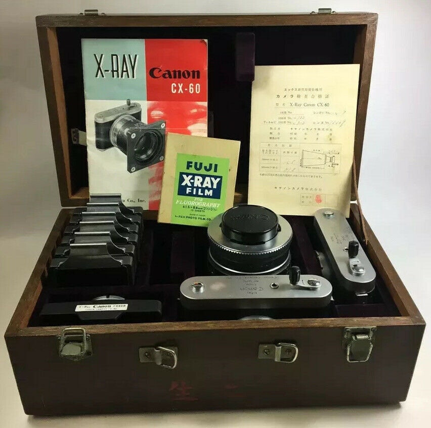 RARE Canon X-RAY Camera Model CX-60 With Accessories in Wooden - Etsy