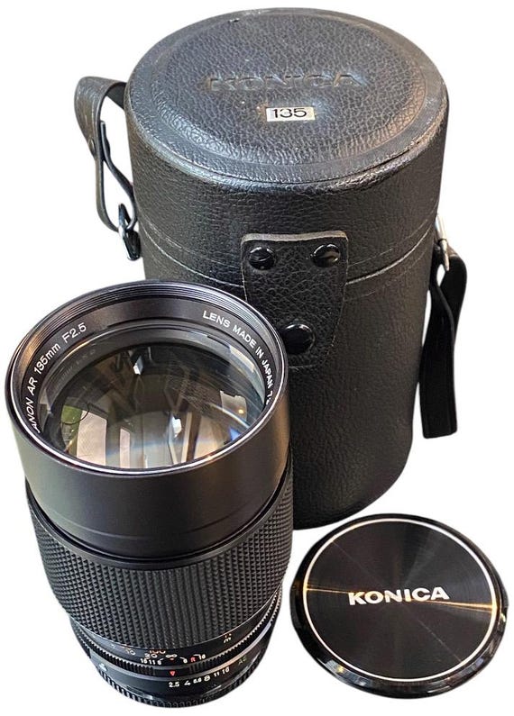コニカ ヘキサノン AR 135 mm F2.5 レンズ 94% 状態 完全に動作 - Etsy