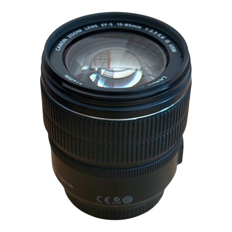 Canon EF-S 15-85 mm F3.5-5.6 IS USM Objektiv Som Nytt Butiksdemo Fullt Fungerande bild 6