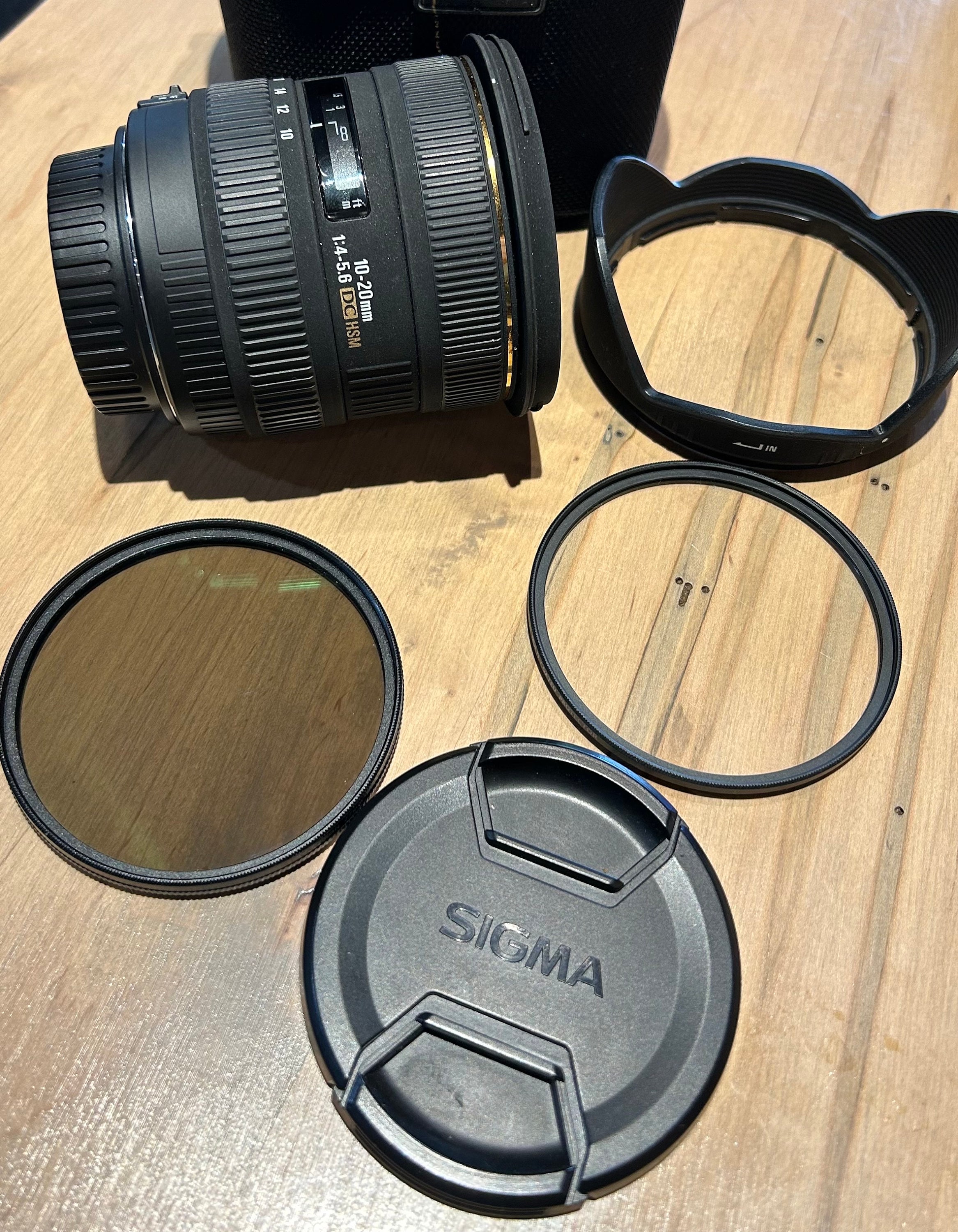 Sigma 10-20mm F4-5.6 EX DC HSM for Canon 85% Condition Fully
