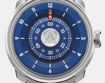 Aision Ngized 42.5mm Layer-0 Suspended Blue Dial Automatic Watch LNIB