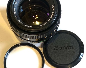 Canon FD 55mm f1.2 SSC asphercial 89% condition fully tested