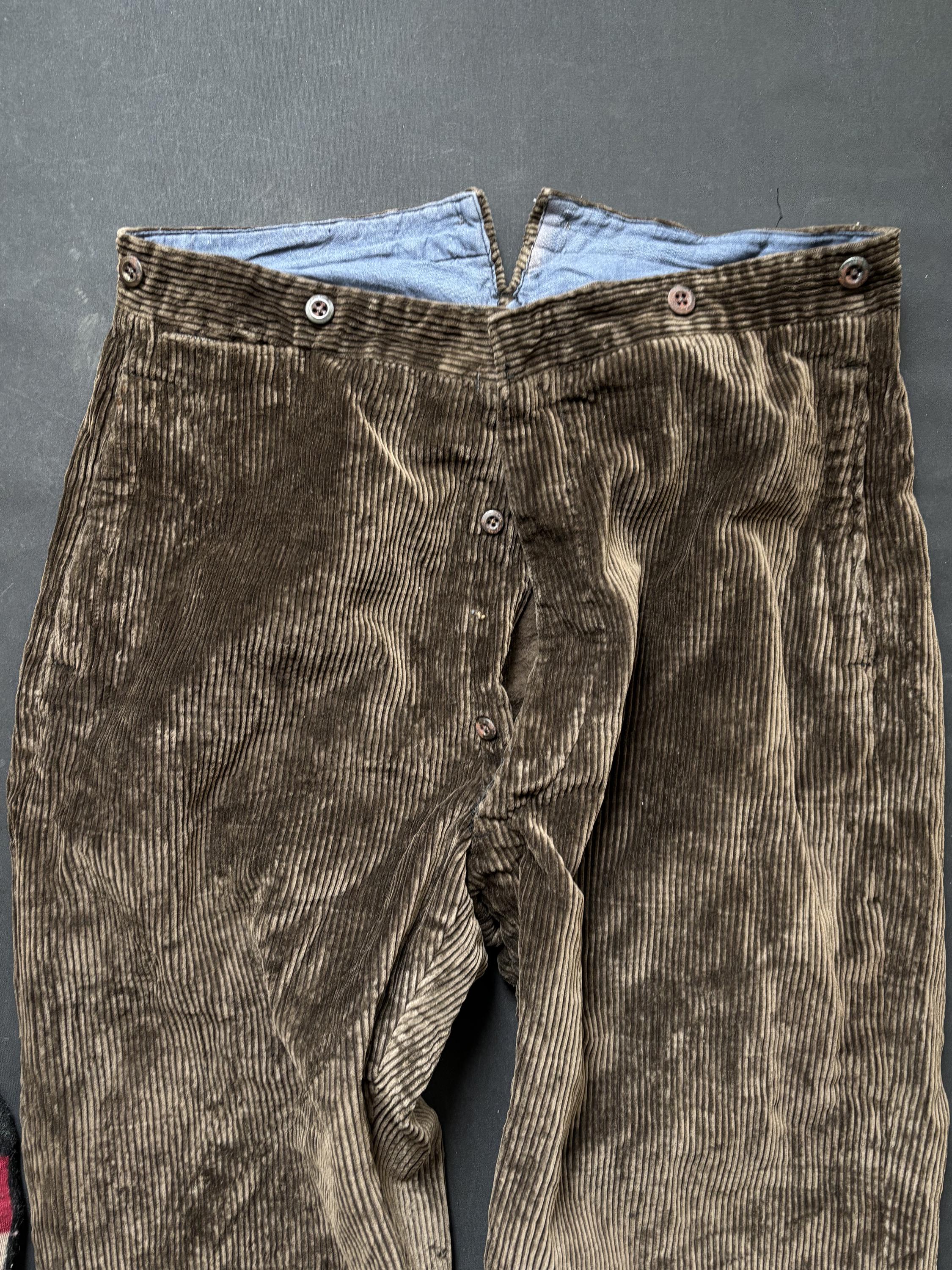 パンツ 1940s- euro vintage corduroy trousers パンツ 1940s- euro