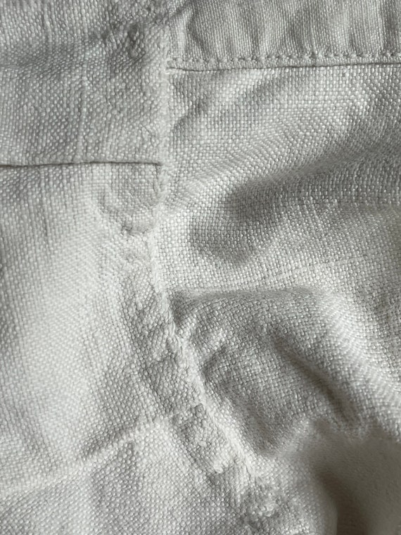 Vintage Linen Grandpa Shirt France Early Century Hand Made - Etsy 