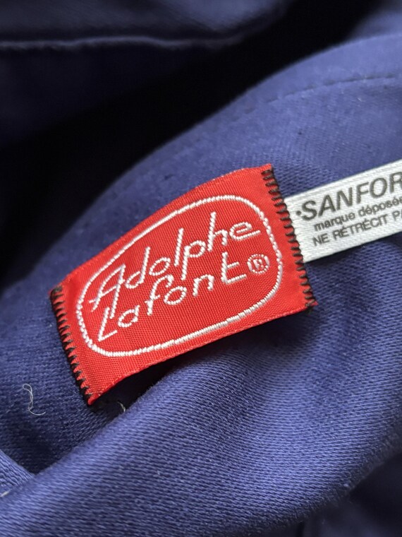 Vintage Lafont Moleskin Cyclist Jacket: 1950s Bleu de… - Gem