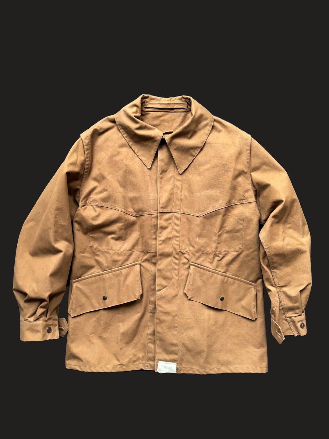 Vintage New Old Stock Veste de pluie SNCF Manteau France Années