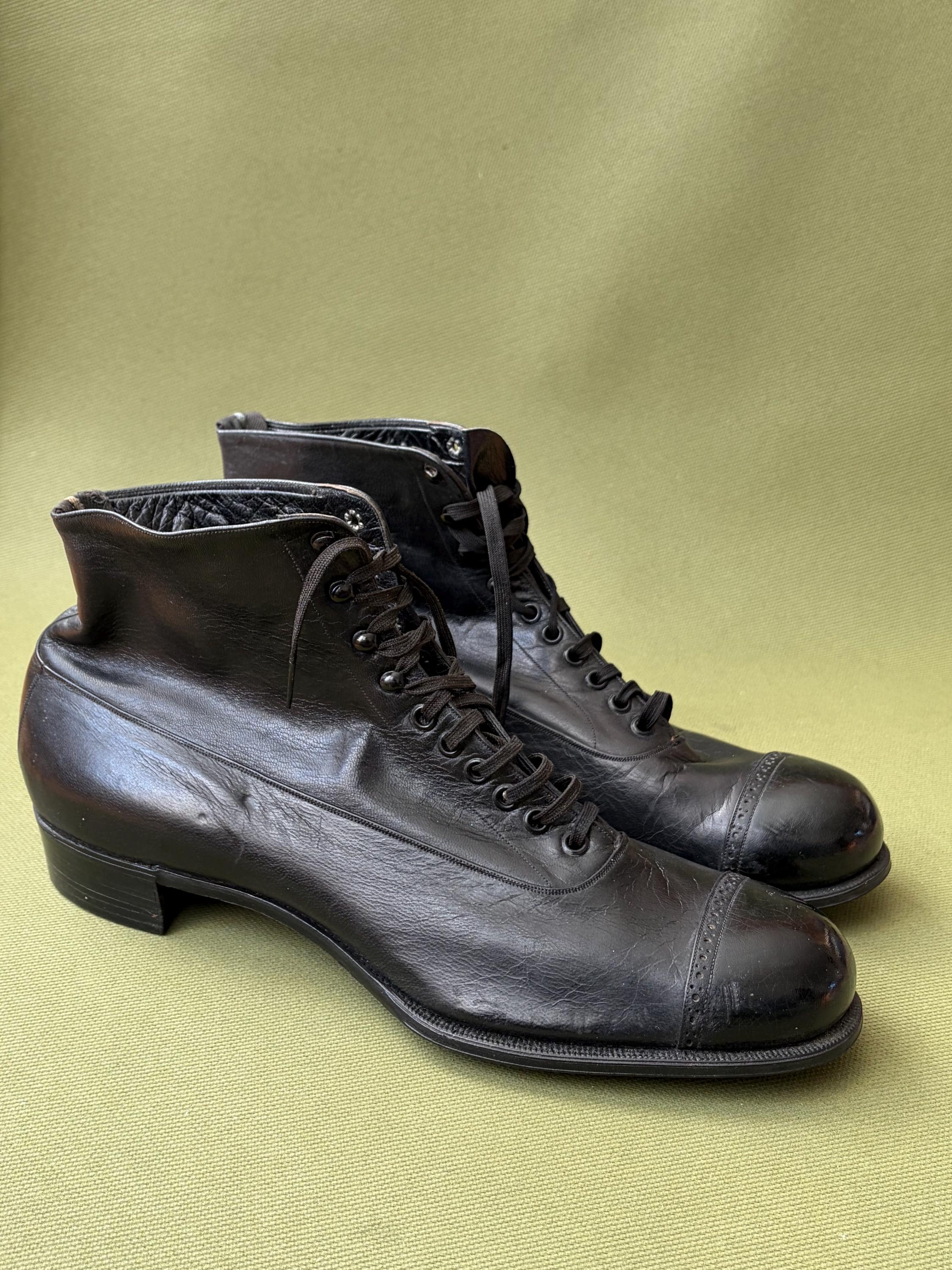 1920s mens boots - Etsy 日本