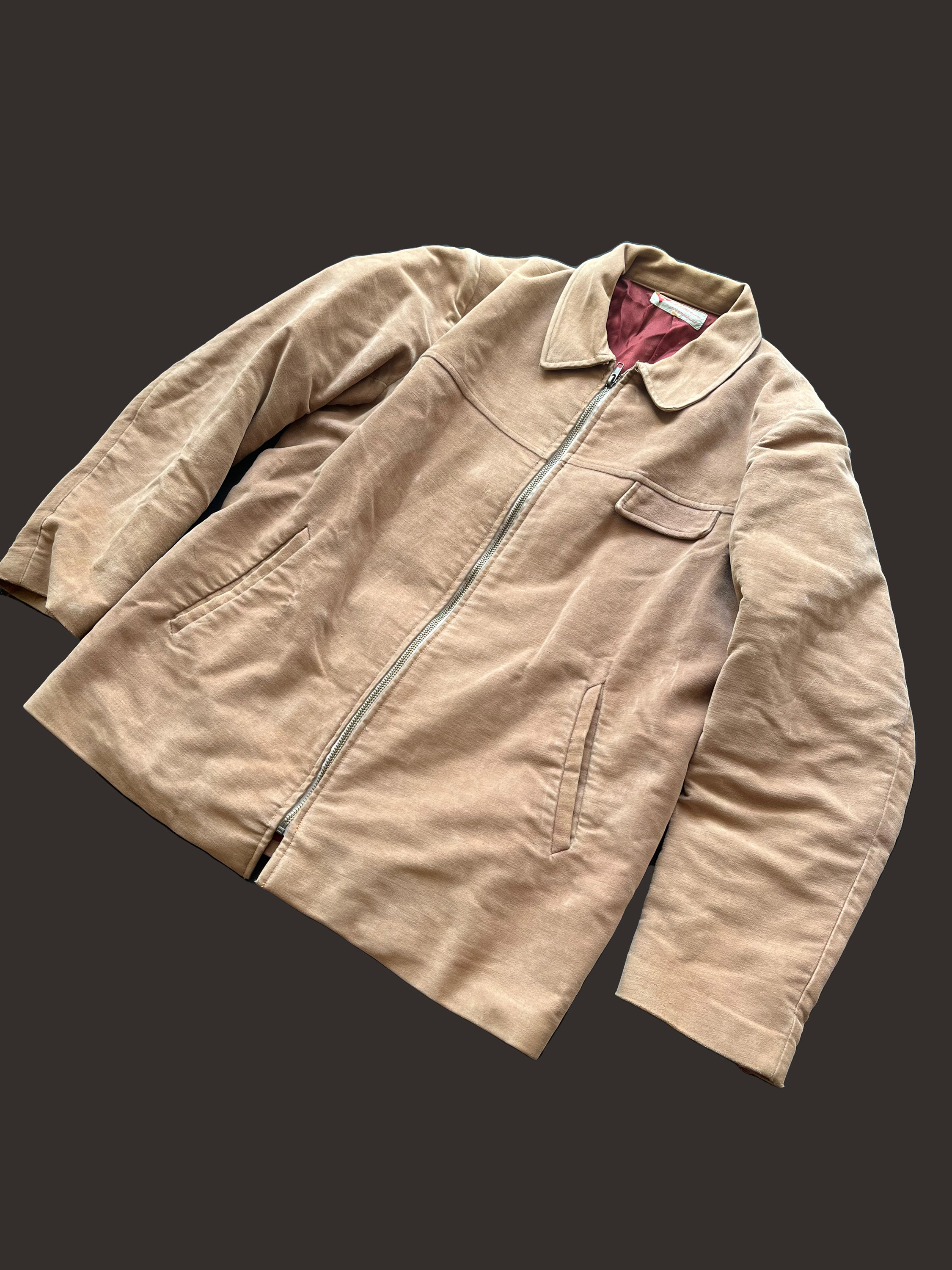 Dubure Et Deverchère Chamoisine Moleskin Work Hunting Jacket Dubure Et Deverchère Chamoisine Moleskin Work Hunting Jacket