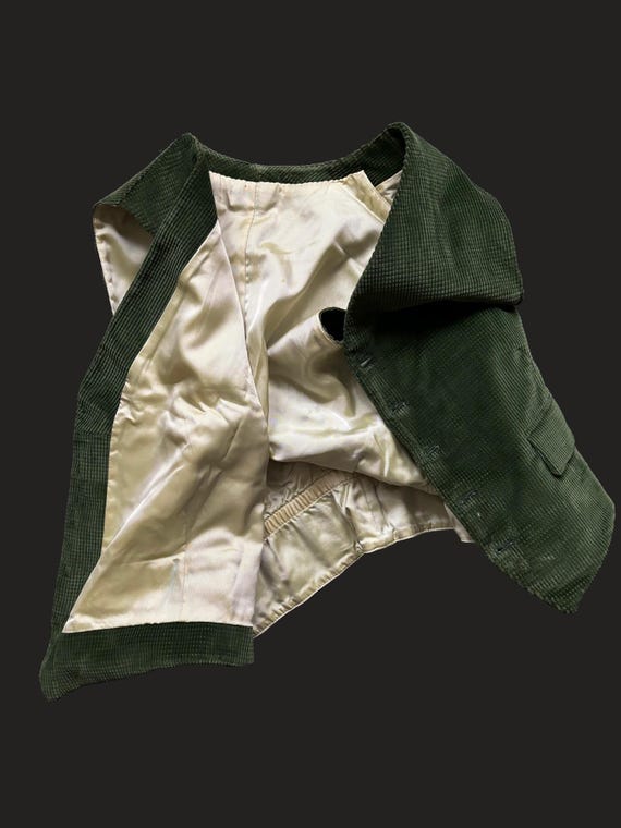 unknown EURO corduroy hunting vest 動物ボタン unknown EURO corduroy hunting vest 動物ボタン メンズ