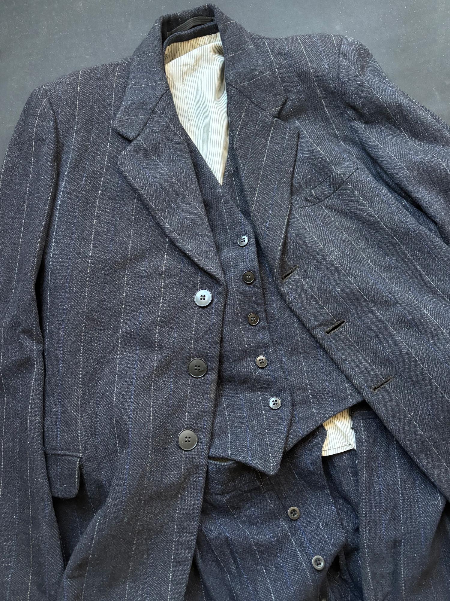 V*r様 1930s France wool check gilet V*r様 1930s France wool check gilet 30s French Vintage Wool