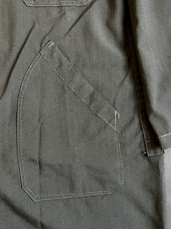 Vintage Marchand Coat Blouse Tergal Work Blouse V… - image 4