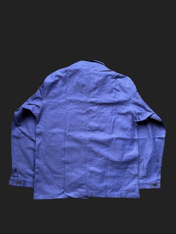 Vintage Au Molinel Work Jacket Bleu de Travail Fr… - image 7