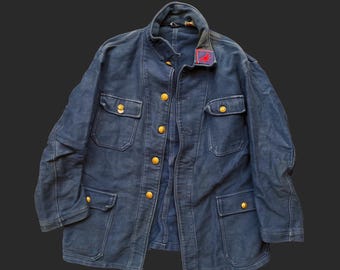 Vintage Gap Hooded Fireman Clasp Jacket X-S Men's Grey Workwear - Etsy