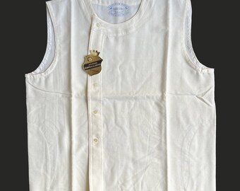 1930s/40s French Flannel Workwear Undershirt/vest - Etsy