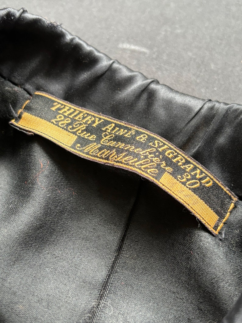 Manteau sac blazer veste France Couture des années 1920 petite taille image 2