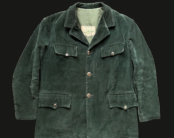 Antique Vintage French Unic Brown Chasse Hunting Jacket Size M - Etsy