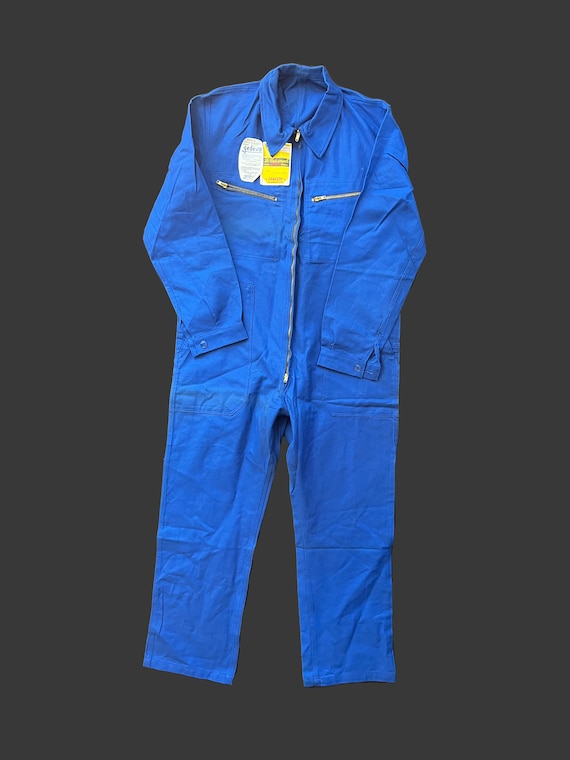 Overall Onesie Suit Mechanic Vintage France Workwear … Gem
