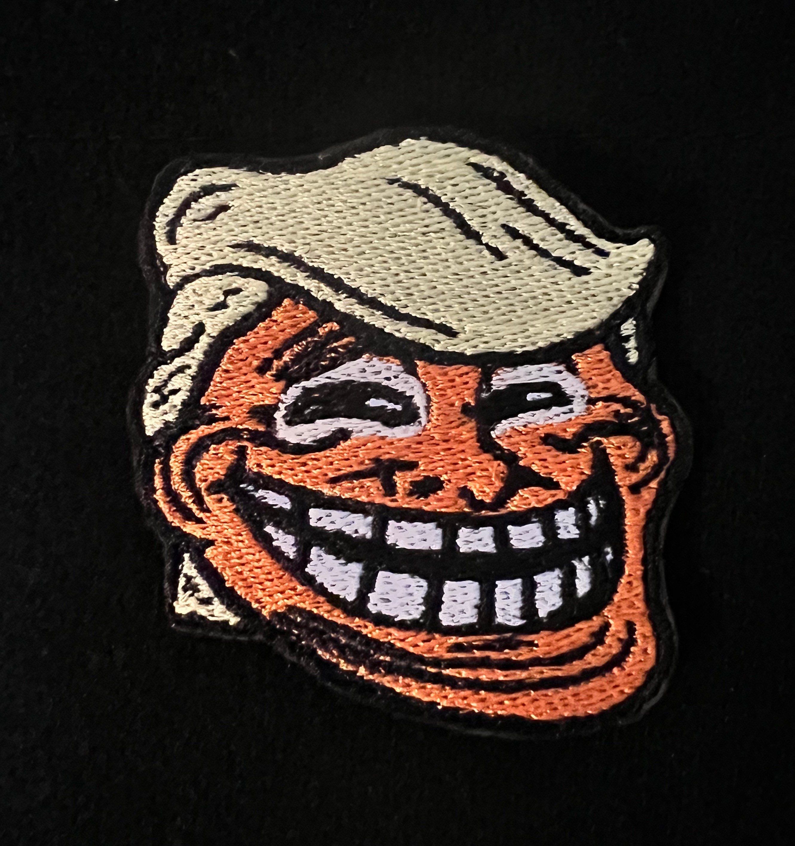 Iron-on Patch Trollface Meme Troll Face Patches Funny -  Sweden