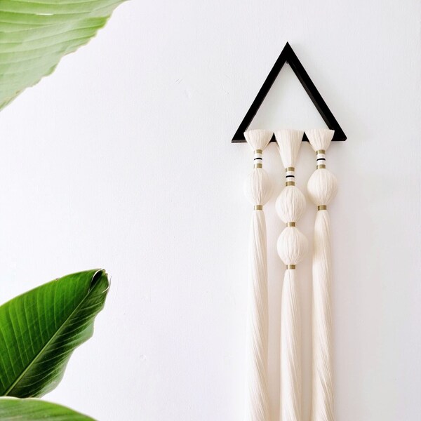 Moderne Quasten Wandbehang Makramee
