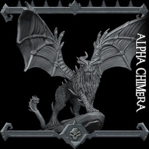 Alpha Chimera - TTRPG Miniature - DnD - Fantasy - Dungeons & Dragons