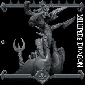 ミリピード ドラゴン - TTRPG ミニチュア - DnD - ファンタジー - ダンジョンズ & ドラゴンズ