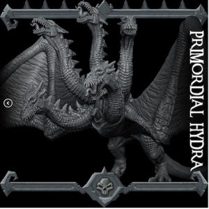 Primordial Hydra - TTRPG Miniature - DnD - Fantasy - Dungeons & Dragons