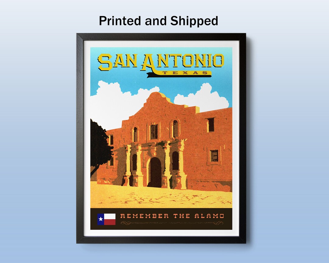 San Antonio Texas, San Antonio Art, Texas Wall Art, the Alamo, Texas