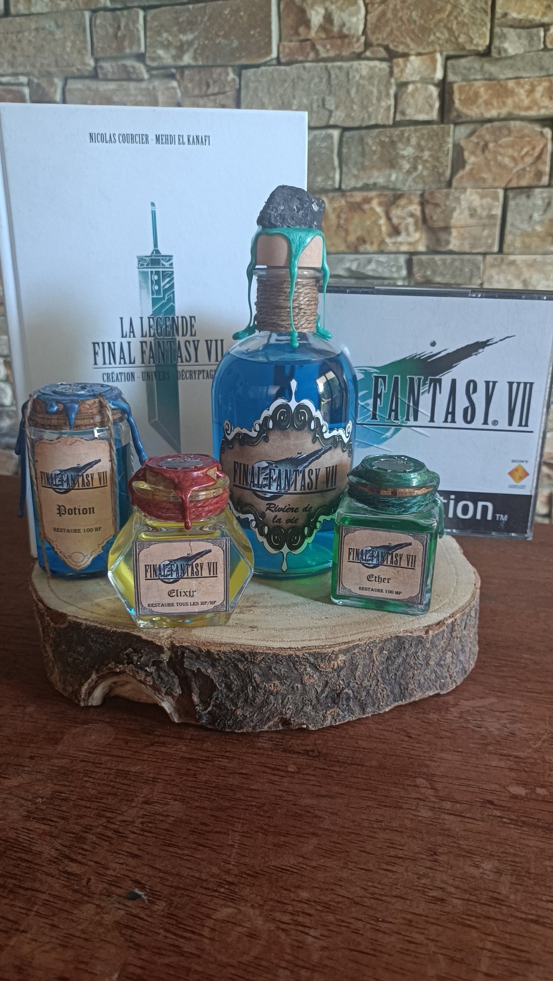 FFVII Potions Aether, Elixir, Potion - Etsy