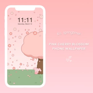 かわいいピンクの桜の壁紙