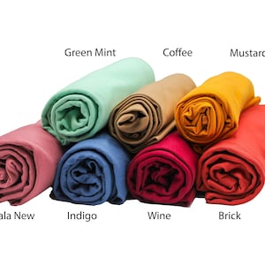 DTY Double Side Brush Knit Jersey, Butter Soft Polyester Spandex Knit Fabric, Performance and Athletic Wear