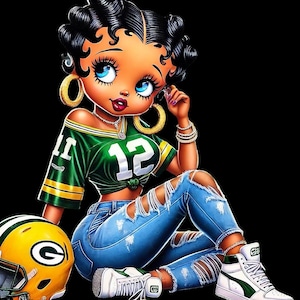Fan de football Betty Boop