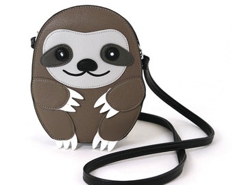 Vinyl Sloth Crossbody Bag