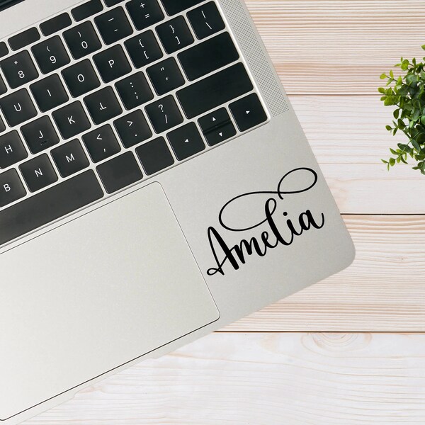 Laptop Decal | Custom Name Decal | Laptop Sticker | Custom Name Laptop Decal | Custom Name Sticker | MacBook Accessories | Gifts for Her