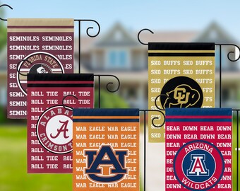 Custom College Garden Flag | Graduation Gift, College Football Fan, College Personalized Flag, House Flag