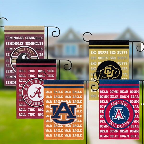 Custom College Garden Flag | Graduation Gift, College Football Fan, College Personalized Flag, House Flag